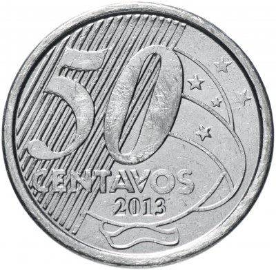 купить Бразилия 50 сентаво 2013 г.
