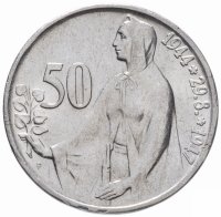 Купить Чехословакия 50 крон (korun) 1947 "3 года Словацкому восстанию"