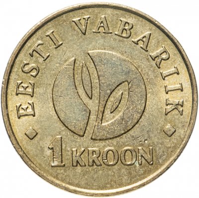 купить Эстония 1 крона (kroon) 2008 "90 лет Эстонской республике"