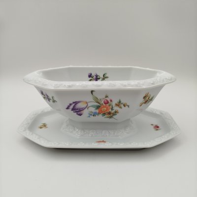 купить Соусник «Мейсенский букет», фарфор, деколь, Rosenthal (Розенталь), Германия, 1980-1990 гг.
