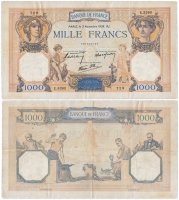 купить Франция 1000 франков 1938 (Pick 90)