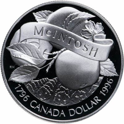 купить Канада 1 доллар (dollar) 1996 Яблоки Мекинтош