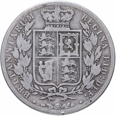 купить Великобритания 1/2 кроны (crown) 1884