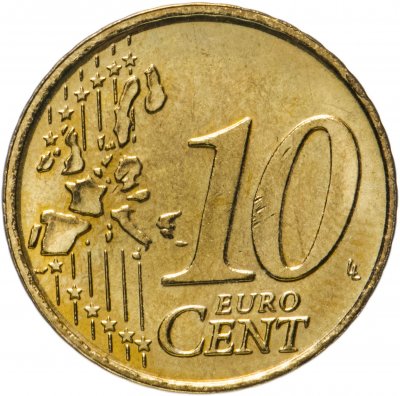 купить Бельгия 10 центов 2001
