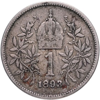купить Австрия 1 крона (crown) 1893