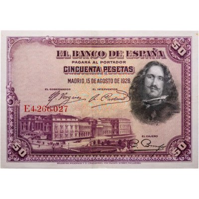 купить Испания 50 песет 1928 (Pick 75)