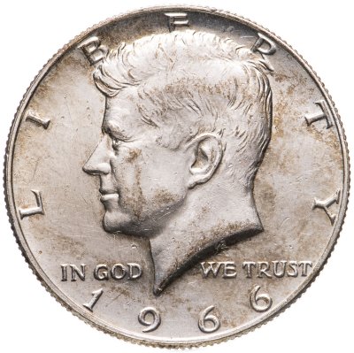 купить США 50 центов (1/2 доллара, half dollar) 1966