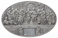 Купить острова Кука 2013 5 долларов "Потолок Небес: комната Рафаэля с нано чипом", в футляре с сертификатом