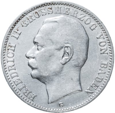 купить Германская Империя, Баден 3 марки 1910