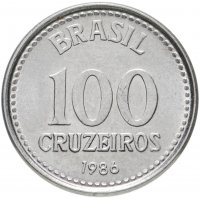 купить Бразилия 100 крузейро (cruzeiros) 1986
