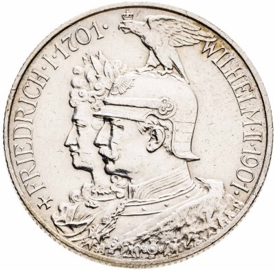 купить Германская Империя 2 марки (mark) 1901 "200 лет Пруссии"