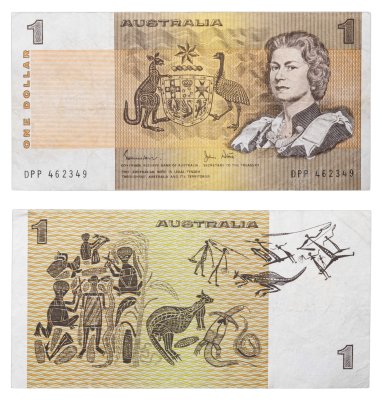 купить Австралия 1 доллар 1974-1983 "Картины аборигенов" Елизавета