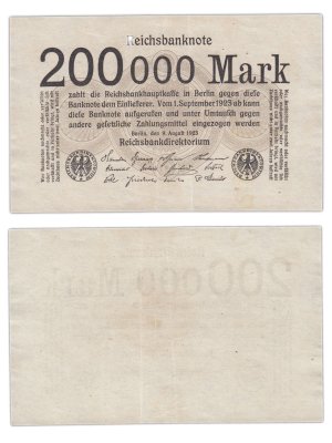 купить Германия 200000 марок 1923