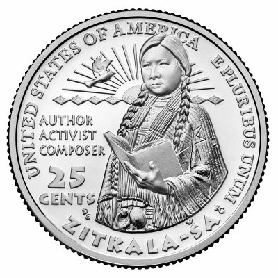купить США 1/4 доллара (25 центов, квотер) 2024 D "Американские женщины - Зиткала-Ша"