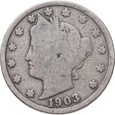 купить США 5 центов (cents) 1903 Liberty Nickel