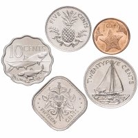 Купить Багамские острова набор из 5 монет 2005-2015