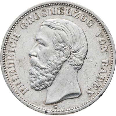 купить Германская Империя, Баден 5 марок (mark) 1901
