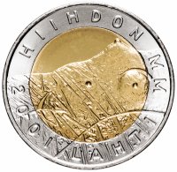 купить Финляндия 25 марок 2001 "Чемпионат мира по лыжным видам спорта"