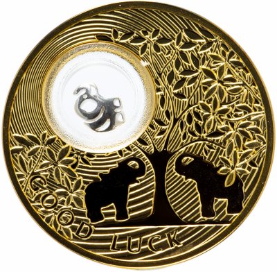 купить Ниуэ 2 доллара (dollars) 2013 "Монеты на счастье - Слон" в буклете