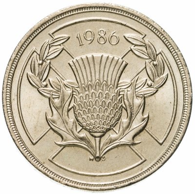 купить Великобритания 2 фунта (pounds) 1986 XIII Игры Содружества