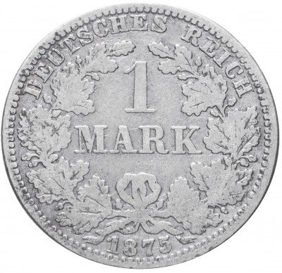купить Германия (Германская Империя) 1 марка 1875 "A"