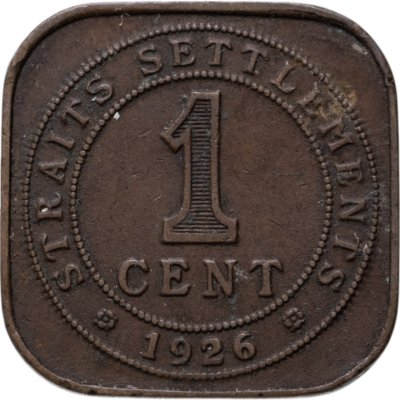 купить Стрейтс Сетлментс 1 цент (cent) 1926