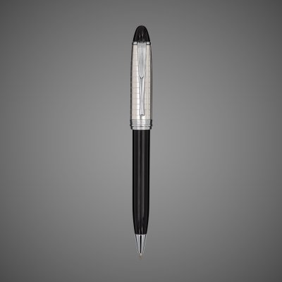 купить Шариковая ручка Aurora Ipsilon Quadra Silver Black CT, в подарочной коробке, Драгметаллы: серебро, смола, 2026 г.