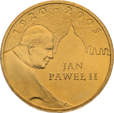 купить Польша 2 злотых (zlote) 2005 Папа римский Иоанн Павел II