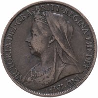 купить Великобритания 1 пенни (penny) 1901