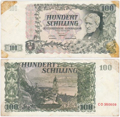 купить Австрия 100 шиллингов 1954 (Pick 133)