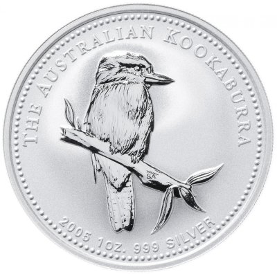 купить Австралия 1 доллар 2005 UNC "Австралийская птица Кукабарра"