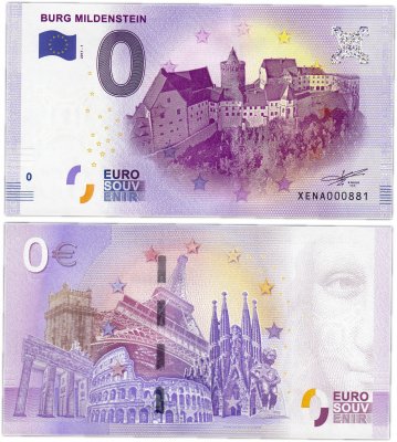 купить 0 евро (euro) "Замок Мильденштайн" 2017 1-серия (XE NA-1)