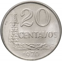 купить Бразилия 20 сентаво (centavos) 1970