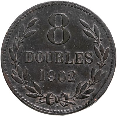 купить Гернси 8 дублей (doubles) 1902