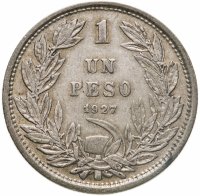 купить Чили 1 песо (peso) 1927
