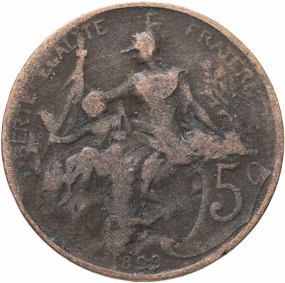 купить Франция 10 сантимов (centimes) 1899