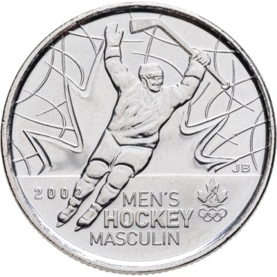 купить Канада 25 центов (cents) 2009 "XXI зимние Олимпийские Игры, Ванкувер 2010 - Мужской хоккей"