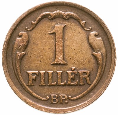 купить Венгрия 1 филлер (filler) 1926