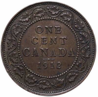 купить Канада 1 цент (cent) 1912