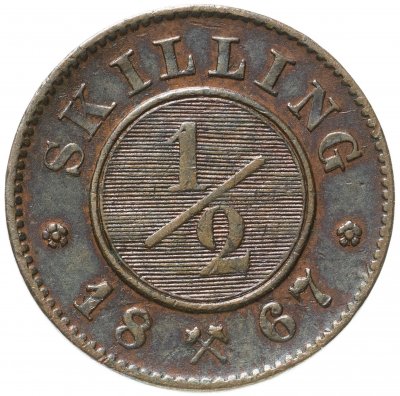 купить Норвегия 1/2 скиллинга (skilling) 1867