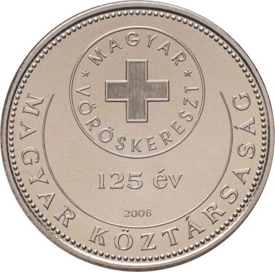 купить Венгрия 50 форинтов (forint) 2006 года "125 лет со дня основания Венгерского Красного Креста" в буклете