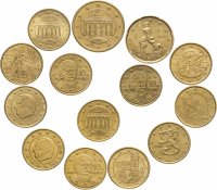 купить Европа набор из 14 монет 1999-2011