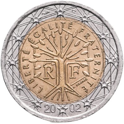 купить Франция 2 евро (euro) 2002