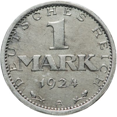 купить Германия 1 марка "A" 1924