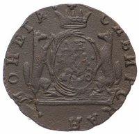 купить денга 1768 КМ сибирская монета