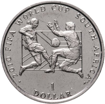 купить Сьерра-Леоне 1 доллар (dollar) 2010 "Чемпионат мира по футболу 2010, ЮАР"