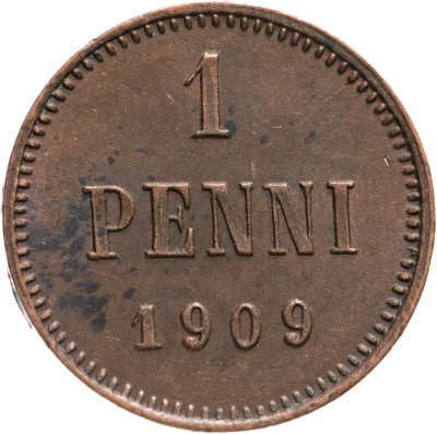купить 1 пенни (penny) 1909