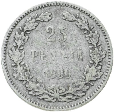 купить 25 пенни (pennia) 1890 L