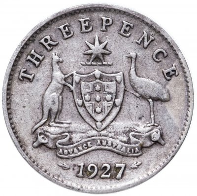 купить Австралия 3 пенса (pence) 1927