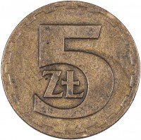 купить Польша 5 злотых 1976